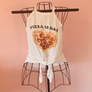 ALYA Pizza is Bae Tank Top